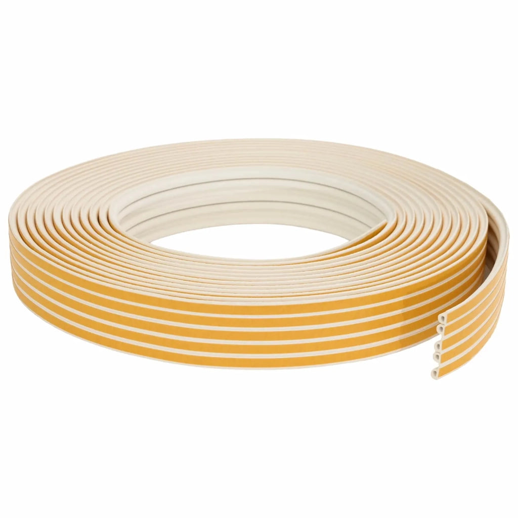 Nastro adesivo per finestre Bianco 9 x 6 mm 12 m Schiuma EPDM 42038154