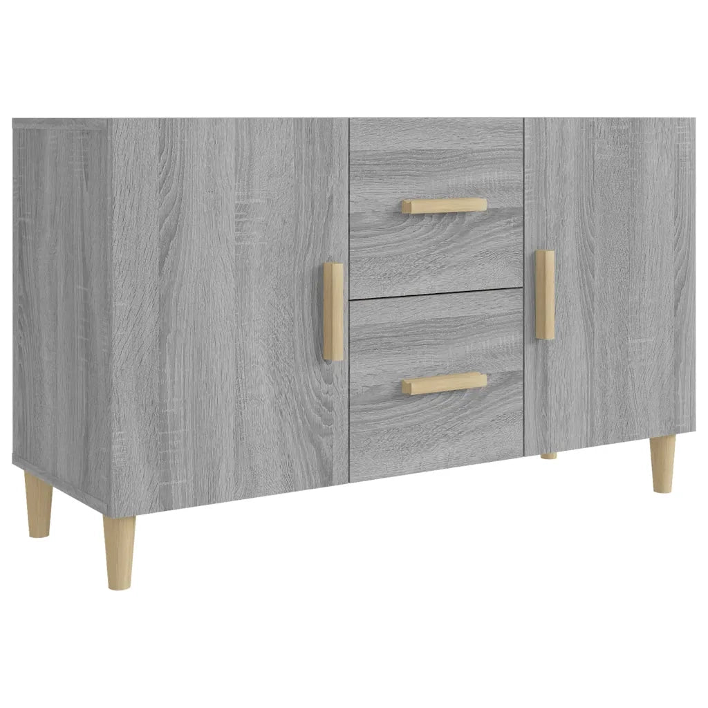 Credenza Grigio Sonoma 100x36x60 cm in Legno Multistrato 817466