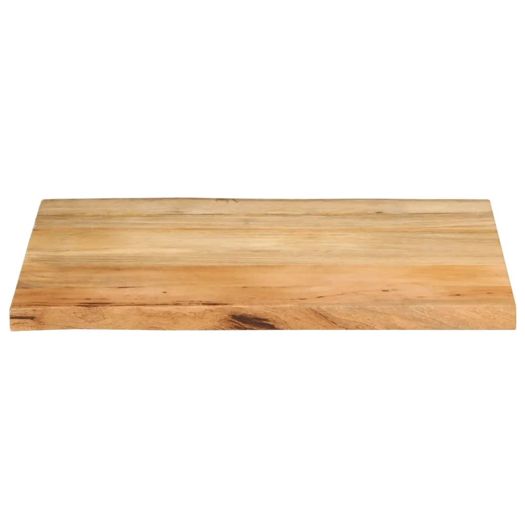 vidaXL Piano per Tavolo 80x60x3,8cm Bordi Vivi in Legno Massello Mango