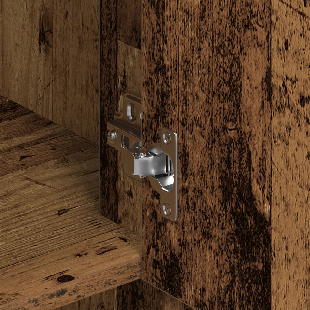 Alto armadio Legno antico 80x33x150 cm Legno ingegnerizzato
