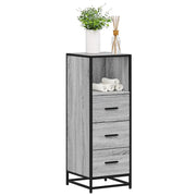 Armadietto Bagno Grigio Sonoma 35x37,5x100 cm Legno Multistrato