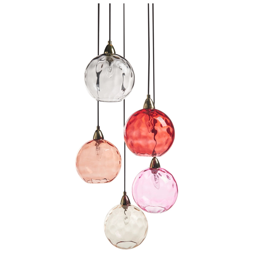 Lampada a sospensione in metallo rosso ferro vetro a sospensione Luce moderna Glam Illuminazione Soggiorno Sala da pranzo Camera da letto