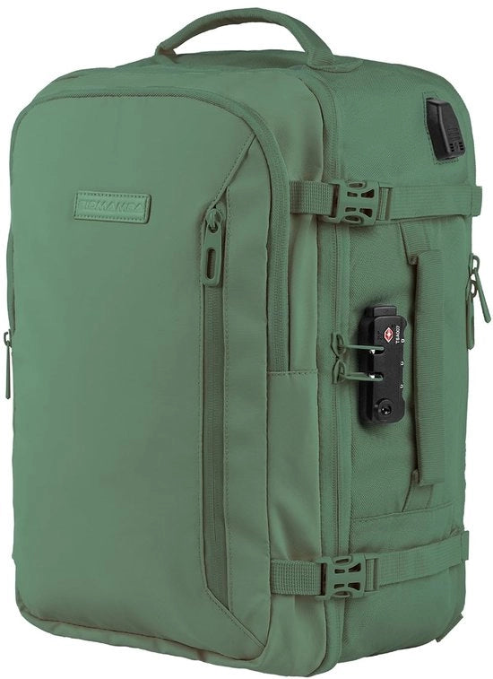Borsa a mano - Adatta per Ryanair e Easyjet - Verde Militare - 40 x 20 x 25 cm