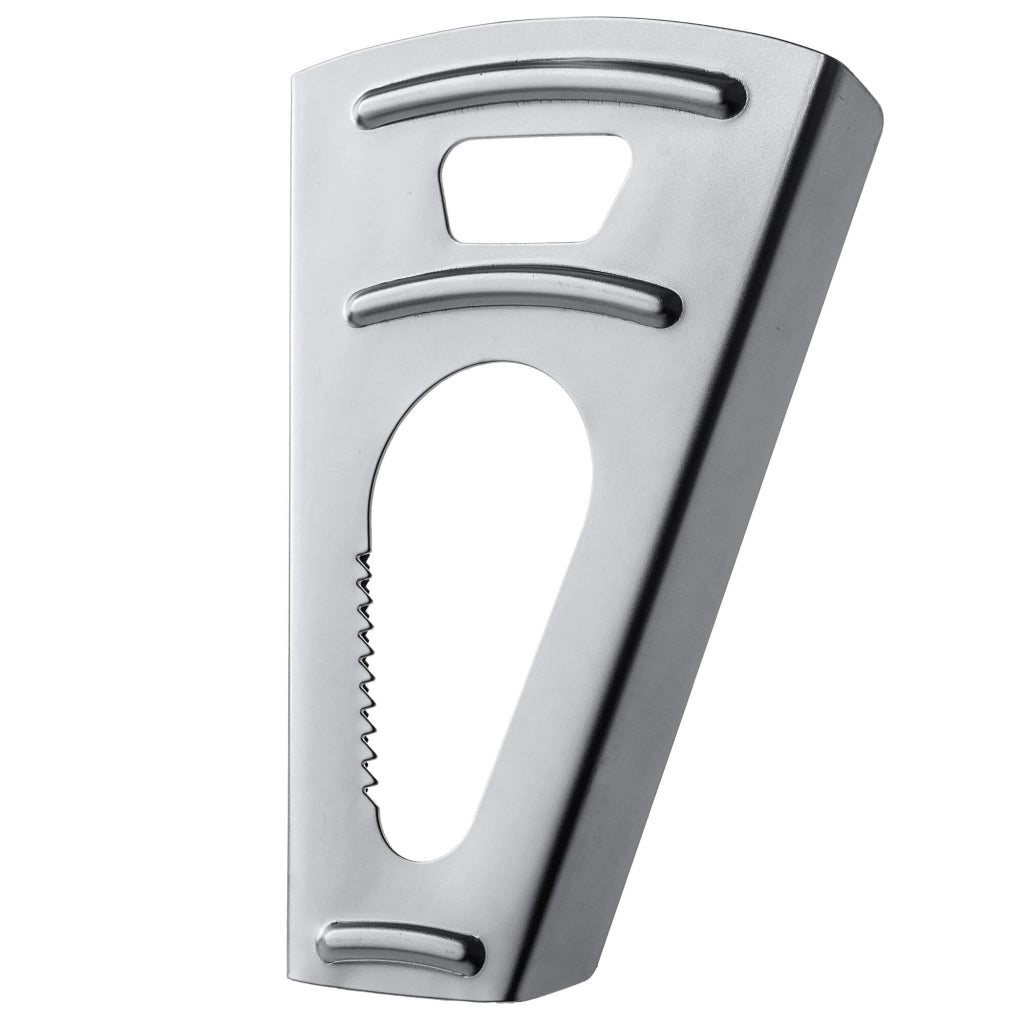 Apribottiglie KADAX per barattoli, bottiglie, coperchi e tappi, universale, manuale, 2 in 1