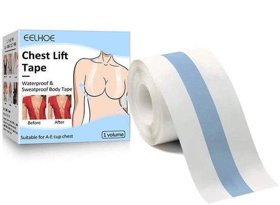 Nastro adesivo trasparente doppio lato 5 cm x 100 cm - Nastro adesivo per corpo - Supporto per nastro adesivo - Nastro adesivo trasparente - Nastro adesivo fissante - Nastro adesivo riciclabile - Nastro adesivo per corpo