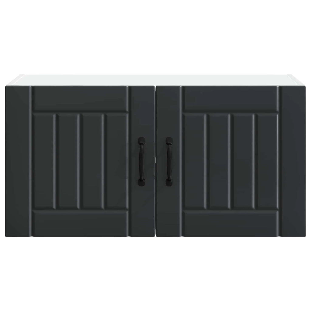 Mobile da cucina moderno e funzionale in legno composito nero dimensioni 80 x 31 x 40 cm codice 02_0053954.