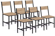Set di 6 sedie da cucina di design industriale DETROIT