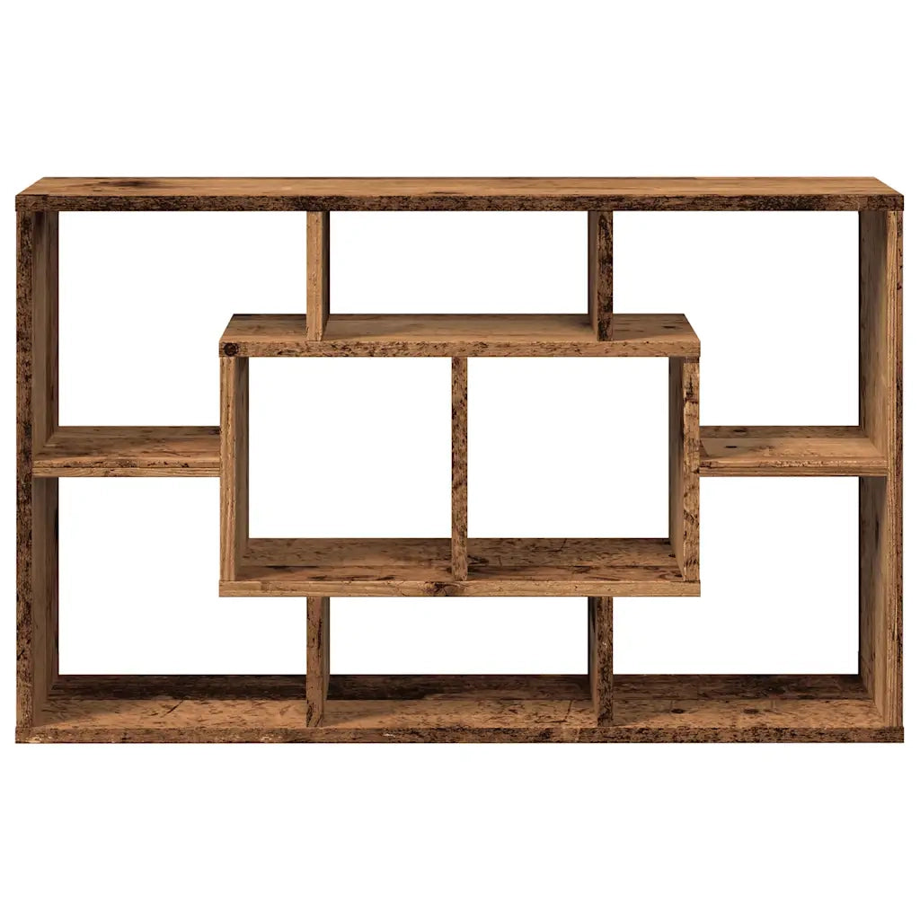 Scaffale a Parete Legno Antico 85x16x52,5 cm Legno Multistrato 857013