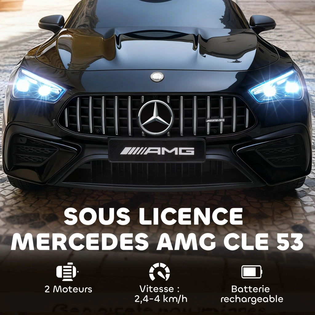 Auto elettrica Mercedes AMG CLE 53 ¨C Xylo ¨C 12V 2 motori telecomando 99x55x43 cm nero