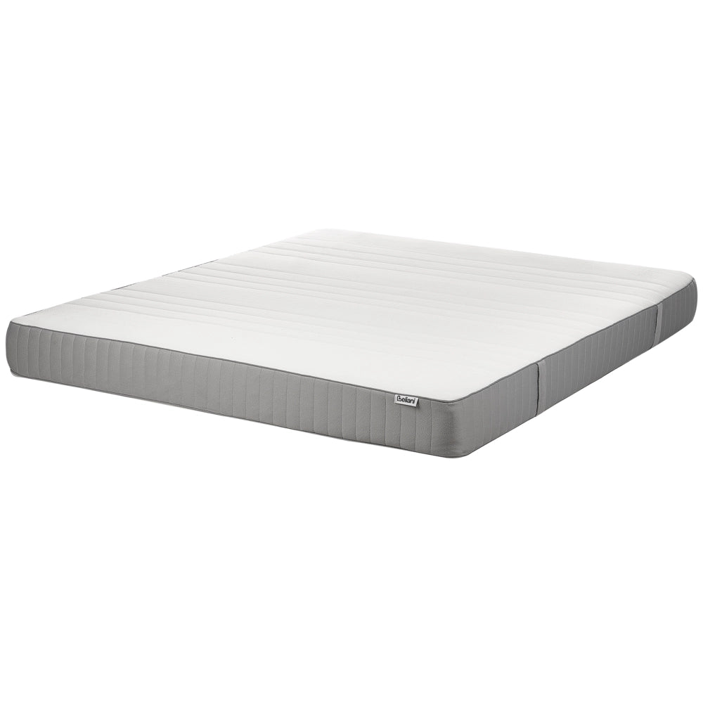 Materasso in schiuma di lattice duro e compatto sfoderabile Imbottitura 180 x 200 cm bianco camera da letto