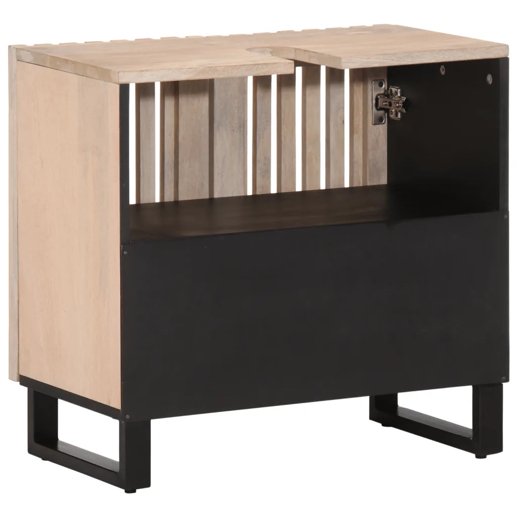 Mobile Lavabo da Bagno 62x34x58cm in Legno Massello di Mango 377532