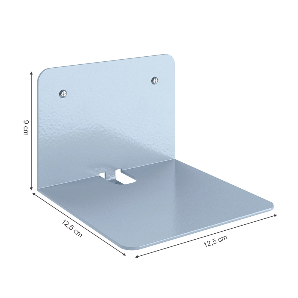 Vicco Libreria da parete Grigio 12.5 x 9 cm Set di 4