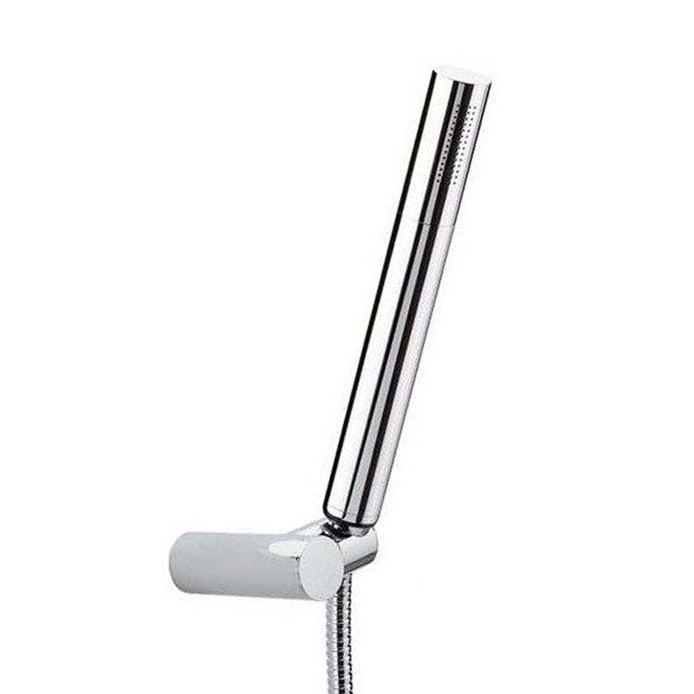 Rubinetto esterno dotato di doccia duplex, serie suvi caratterizzata da linee arrotondate e minimali