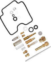 Kit di riparazione carburatore 25 pezzi - Rimpiazzo per Can Am Bombardier DS650 DS 650 - Rubinio/Metallo - Facile da installare - ATV componente di ricambio