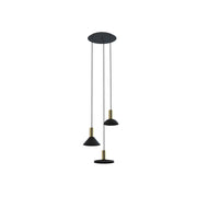 Lampadario Nowodvorski Hermanos 8030 3 luci Ø40cm ottone