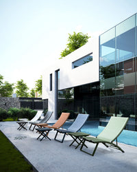 Tavolino da Salotto 44x43x36 cm in Alluminio Taylor Bianco