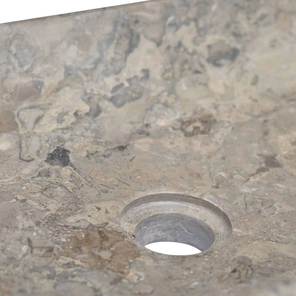 Lavandino da bagno lavabo da appoggio lavabo da WC lavabo da bagno lavabo da interno 50 x 35 cm marmo grigio 02_0002808