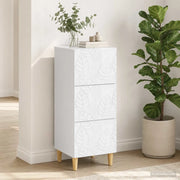 Mobile con Cassetti Bianco Lucido 33 x 34,5 x 90 cm 895079