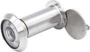 Spia per porte - Con coperchio - Obiettivo a lente acromatica - Ø16 / 35-60mm - Angolo di visuale 200° - Lenti in vetro - Per porte interne ed esterne