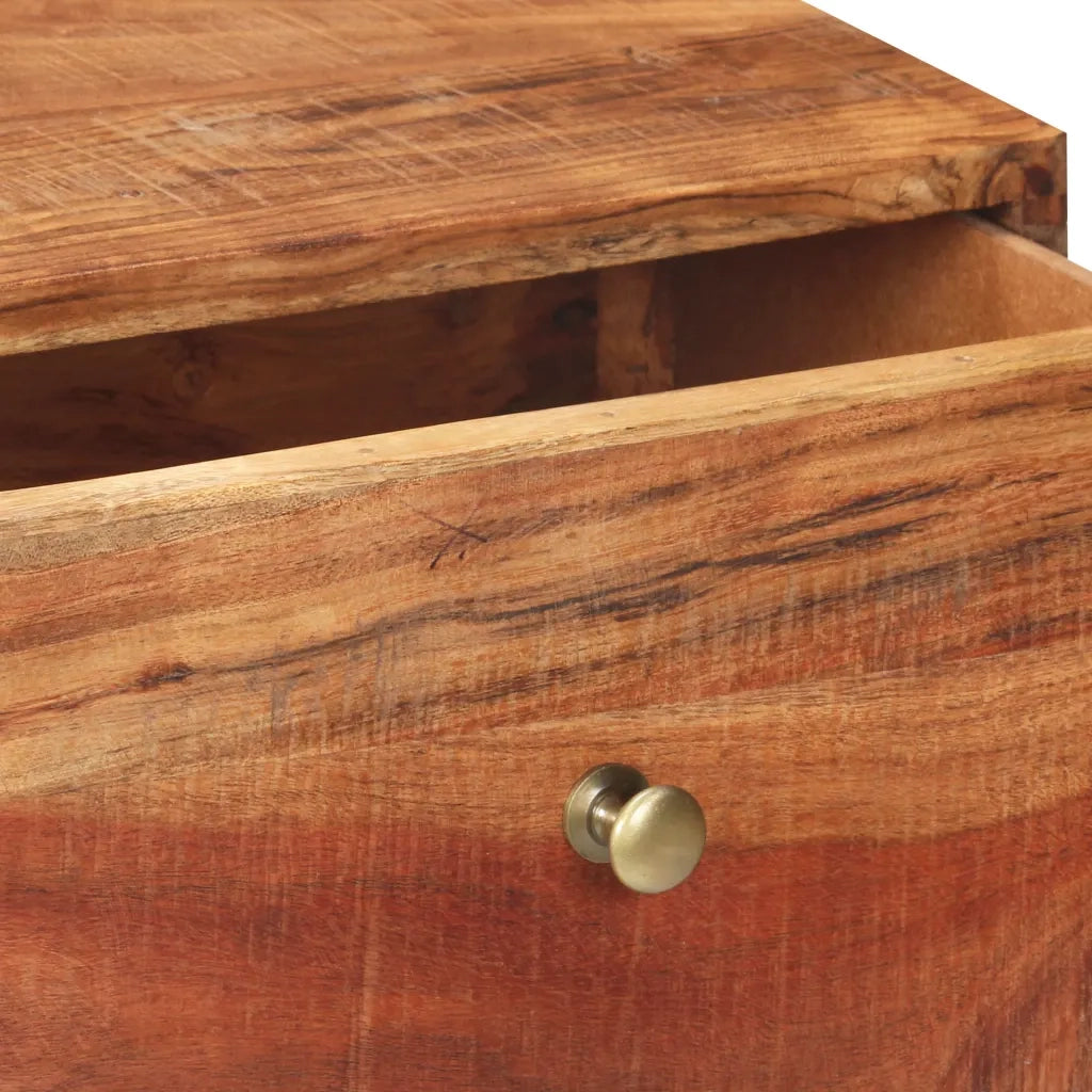 Tavolo Consolle 90x35x75 cm in Legno Grezzo di Acacia 320917