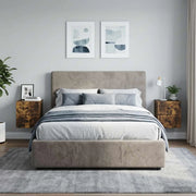 Mobiletto da notte a muro 2 pcs Rovere Fumo 33 x 34,5 x 40 cm 897966