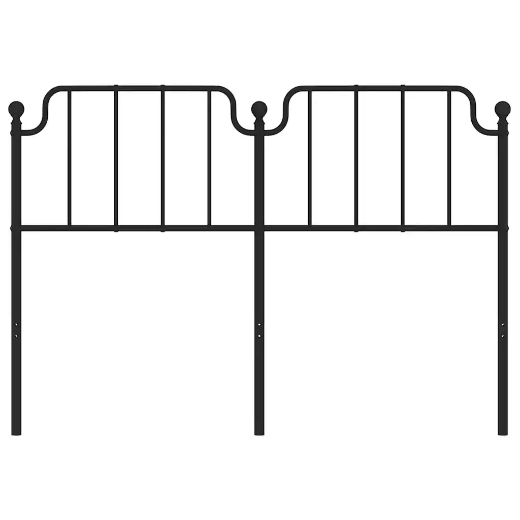Testiera di Ricambio in Metallo Nero 135 cm 373919