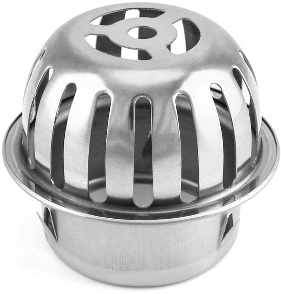 Bladvanger in Acciaio Inossidabile 304 - Adatto per Condotti di Scarico Ø74-76 mm - Leggero - Installazione Facile - Prevenzione dei Problemi di Scarico - Filtro di Scarico
