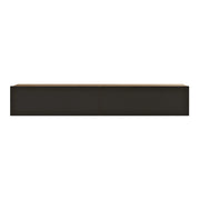 Mobile TV con 2 ante 29,5 x 180 x 31,5 cm effetto rovere nero 03_0007786