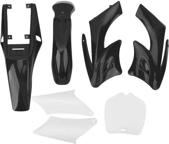 Kit di protezione per motocicletta - Spatbord schokbestendig - Completo - Materiale plastico di alta qualità - Protezione migliorata