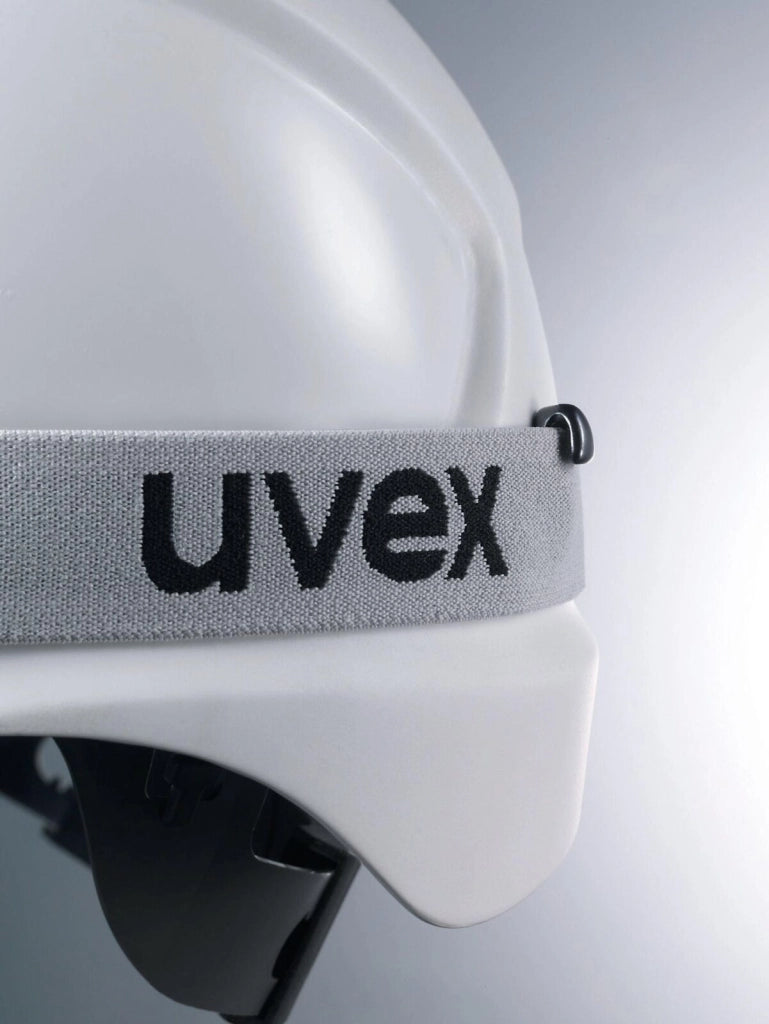 Uvex 9773050 Pheos Alpine Elmetto Protettivo Multifunzione EN 397 EN 12492 Lavori in Quota colore Bianco