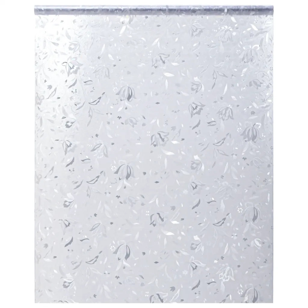 Pellicola per Finestra Smerigliata Motivo Fiore 90x500 cm PVC
