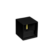 Applique led cubo 6w nero luce naturale 4000K