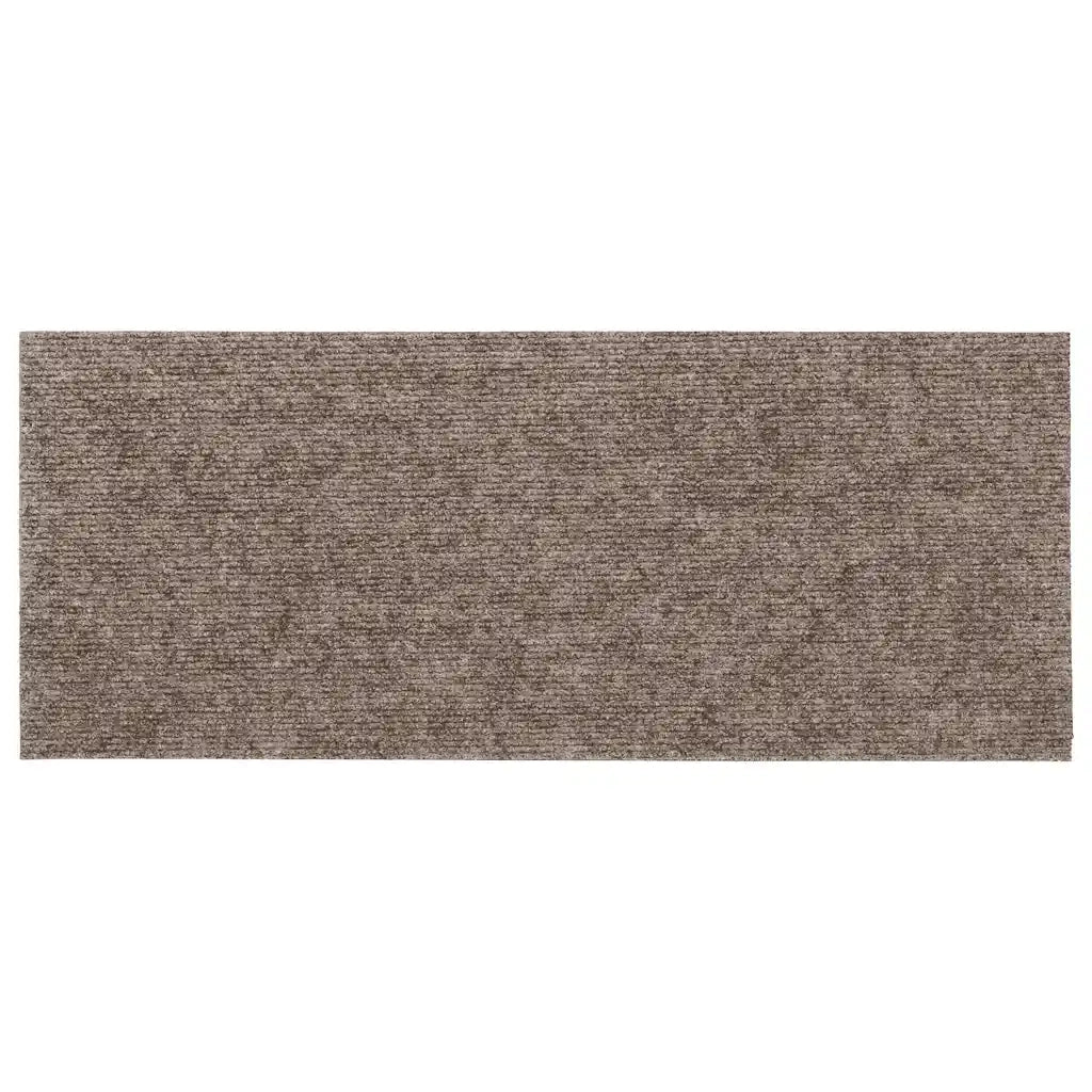 Tappetini per scale autoadesivi 15 pz 60x25 cm beige rettangolari 326921