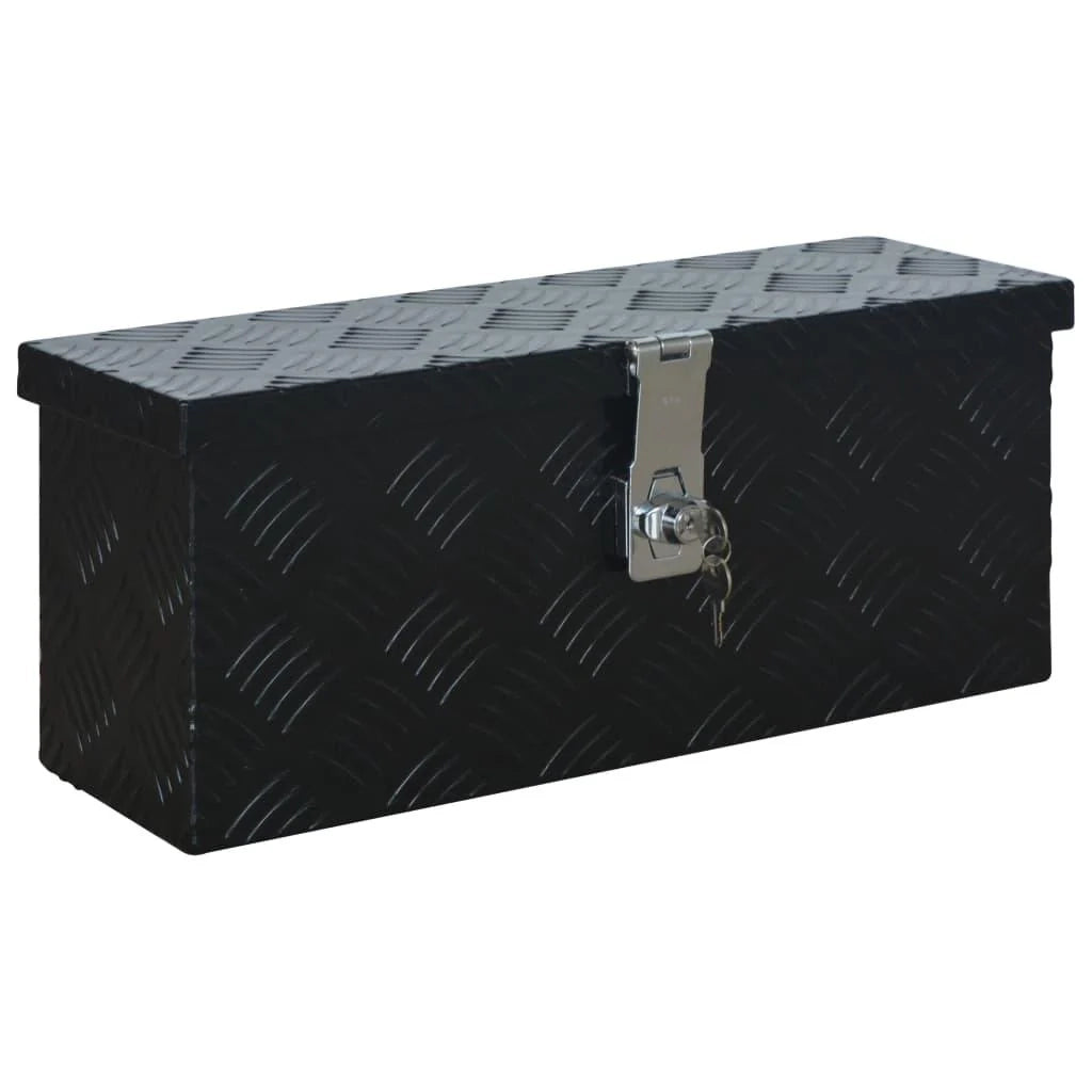 Cassone per rimorchio in alluminio 48,5 cm nero 02_0003199