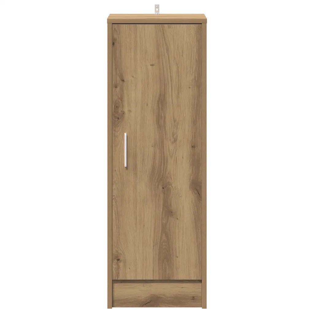 Scarpiera Rovere Artigianale 32x35x92 cm in Legno Multistrato