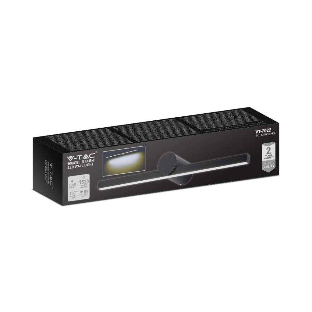 Specchio Led da 12 W Light Brack Body 3000K