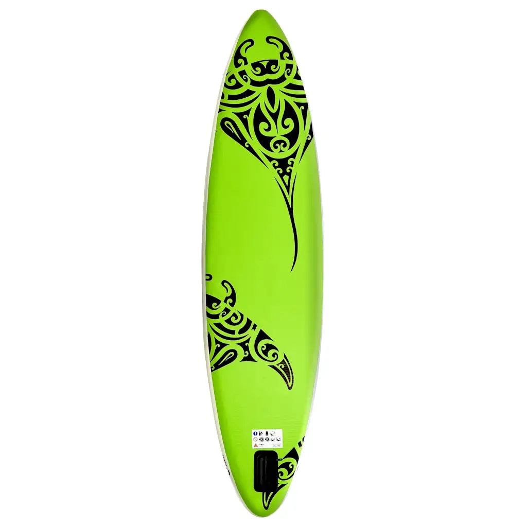 Set Tavola Gonfiabile da SUP 366x76x15 cm Verde cod mxl 60881