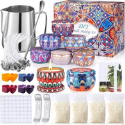 Kit per creare candele in proprio - set per candele handmade - candele DIY - set per creare candele in casa