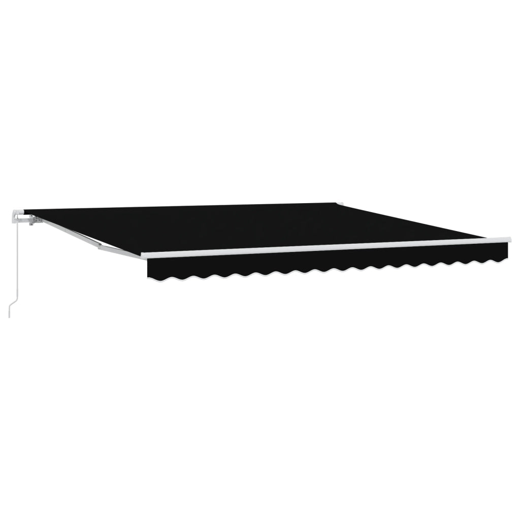 Tenda Retrattile Manuale  Nera 400x300 cm
