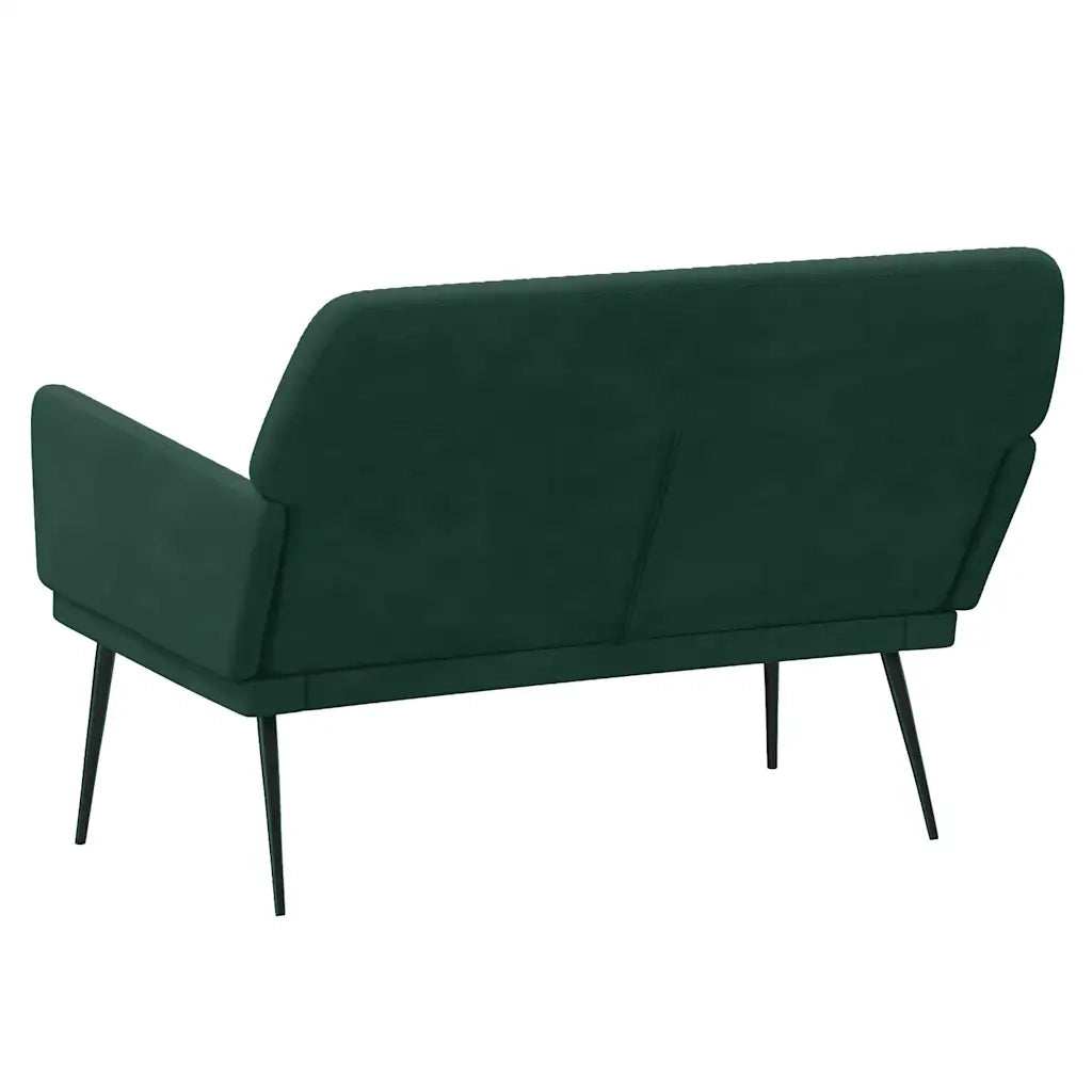 Panca Verde Scuro 108x79x79 cm in Velluto CFW4725948