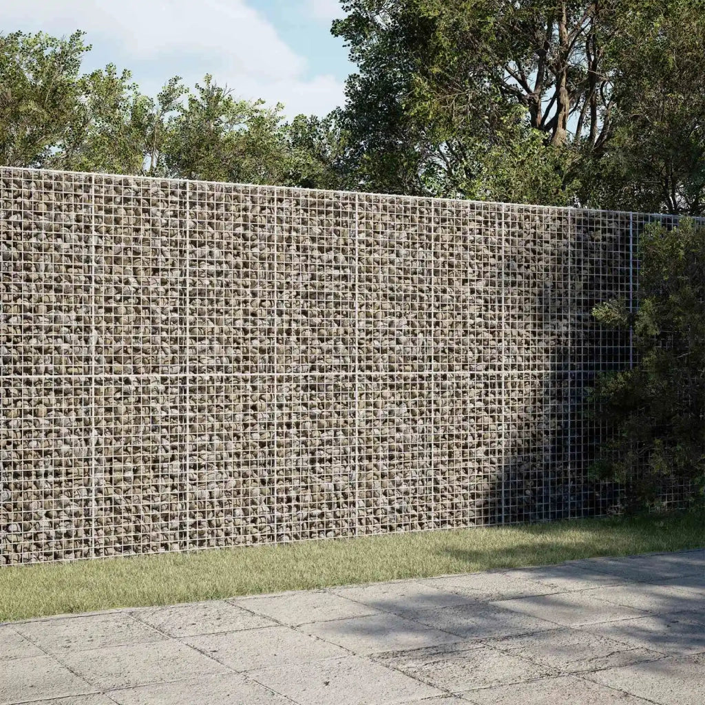 Gabione con filo da 5 mm e rete da 5x5 cm 200x50x200 cm 3464302
