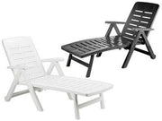 LETTINI SDRAIO IN RESINA CON RUOTE SMERALDO CM189x72xH96
