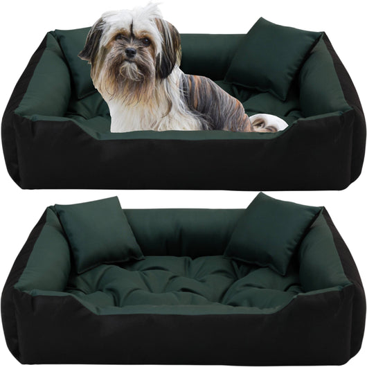 AIO FACTORY 115x95 cm ECCO Letto per cani impermeabile verde