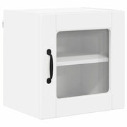 Pensile da cucina | Mobile in vetro da parete PORTO Bianco 40 x 31 x 40 cm