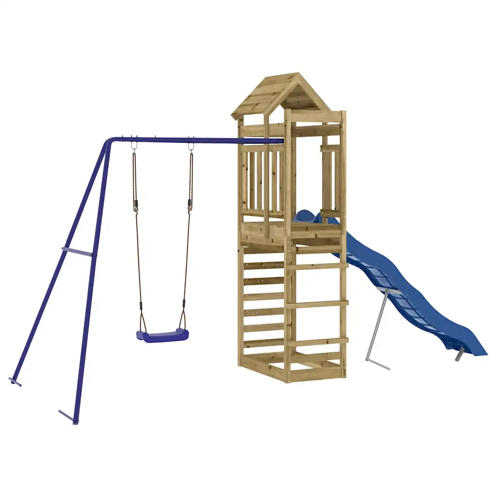 Set da Gioco da Esterno in Legno di Pino Impregnato 3156975