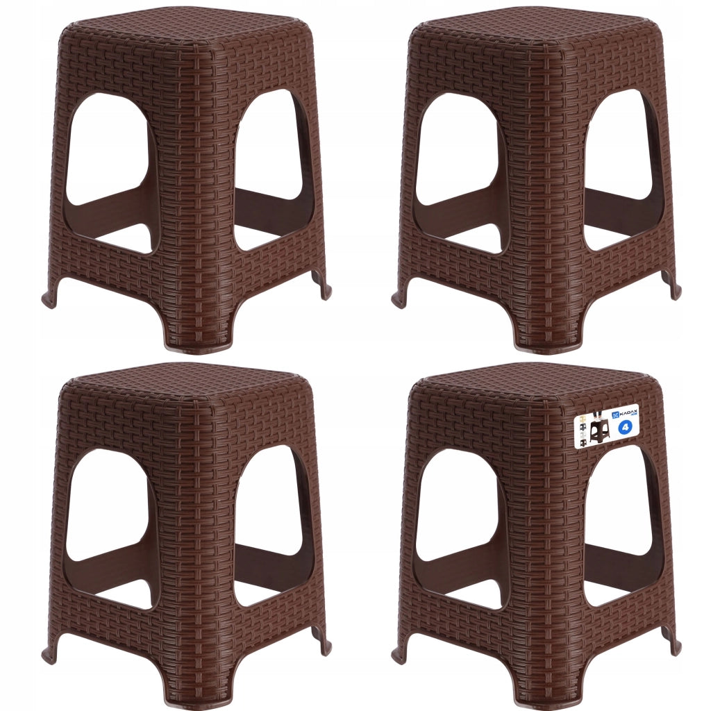 Sgabello da cucina KADAX con base antiscivolo, portata massima 120 kg.