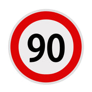 Adesivo limite di velocità - 90 fi21