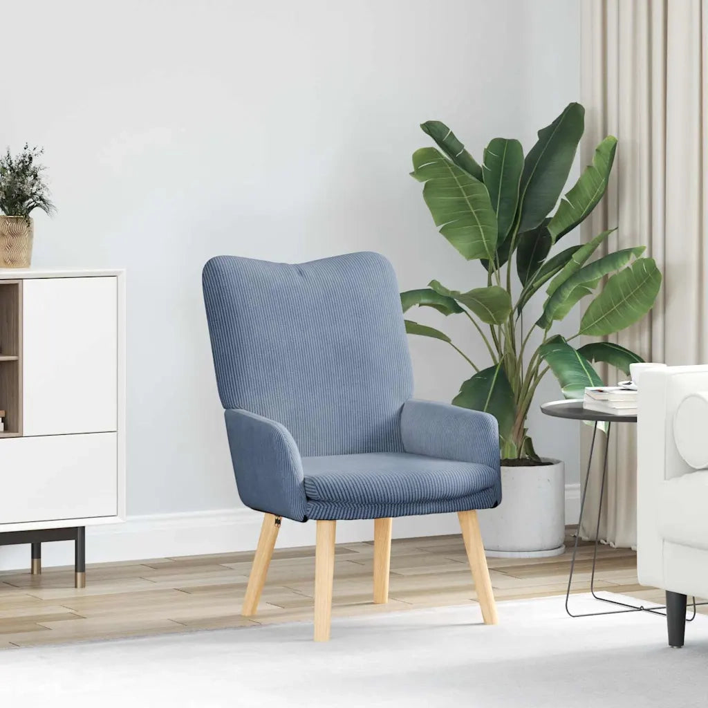 Poltrona-Divano Sedia Blu 63 x 67 x 94 cm Tessuto