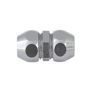 RACCORDO DIRITTO DOPPIO CON DADI CONICI CROMATO- 3/8 x 3/8  Diam. 10- ALBER- pezzi 1