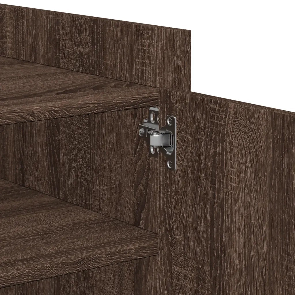 Tavolino Salotto-Tavolino da soggiorno-Tavolo Rovere Marrone 100x50x50 cm Legno Multistrato 655760